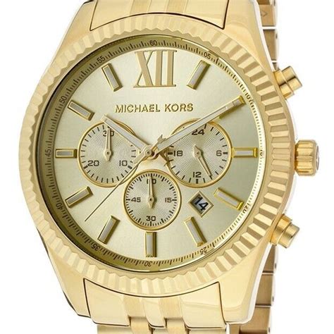 michael kors herrenuhr mk8281|michael kors gold tone.